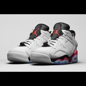 Jordan 6s Low White Infrared